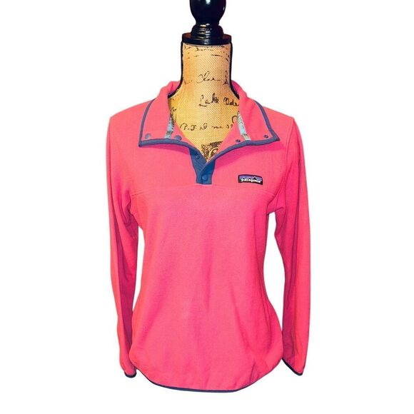 Patagonia Tops - Patagonia Micro D Snap T Pullover Reef Pink Medium